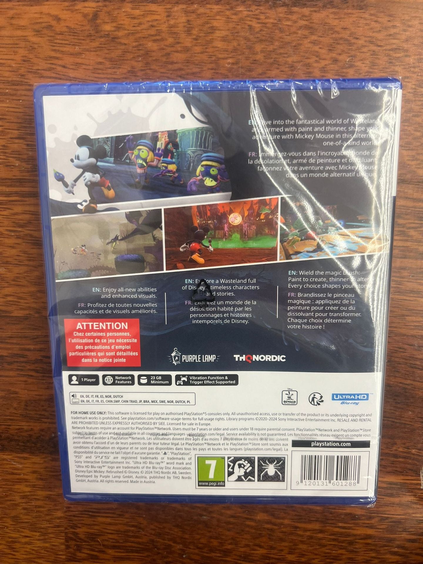 Disney Epic Mickey Rebrushed PS5 UK/FR Disney Epic Mickey Rebrushed PS5 UK/FR